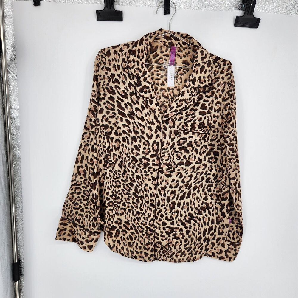 Adore Me Women's XS Leopard Print Sammi PJ Set NWT